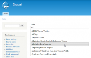 jQuery UI Autocomplete в действии