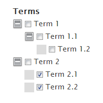 Виджет модуля Taxonomy Term Reference Tree Widget